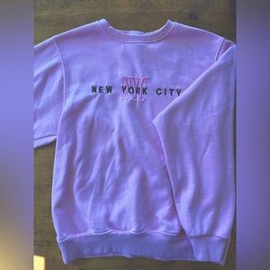 Classic United pink NYC crewneck